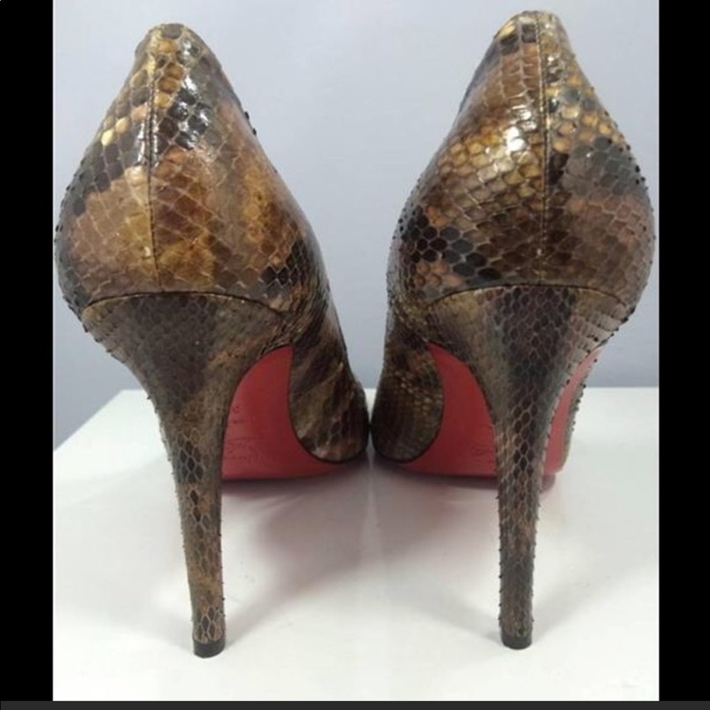 Christian Louboutin Python Pumps - Picture 2 of 4